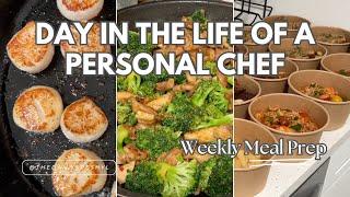 Weekly Meal Prep! | Private Chef VLOG