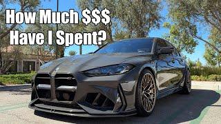 HOW MUCH DOES IT COST TO MOD A M3/M4? BMW G80 M3 COMPETITION FULL MODS LIST BREAKDOWN