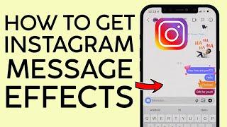 How to Create Message Effect on Instagram Dm | Fire Text | Gift Text | Confetti Text 2022