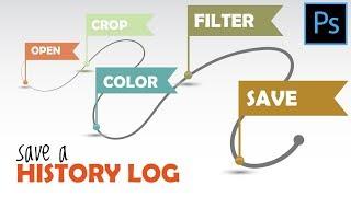 Photoshop - Record your work in Photoshop to a Log file - Photoshop's hidden History Log tool