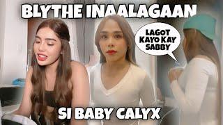 TITA BLYTHE INAALAGAAN SI BABY CALYX ️ #sabbyandsophia #sabby #sophia #yaji #yabby #calyx