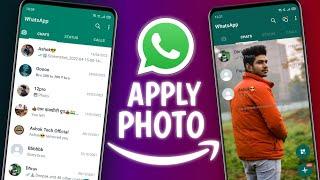 How To Apply Photo In WhatsApp Home Screen?