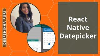 React Native Datepicker