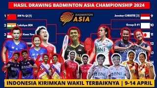 Hasil Drawing Badminton Asia Championship 2024: Total Ada 16 Wakil Indonesia | 9 – 14 April 2024