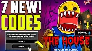 UPDATE!! *NEW* THE HOUSE TOWER DEFENSE CODES - CODES FOR THE HOUSE TD IN ROBLOX UPDATE 2024 new
