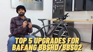 Top 5 Upgrades for the Bafang BBSHD/BBS02