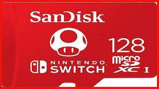 SanDisk 128GB microSDXC-Card, Licensed for Nintendo-Switch - SDSQXAO-128G-GNCZN