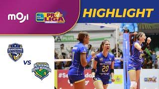 Bandung BJB Tandamata VS Gresik Petrokimia Pupuk Indonesia (3-1) | Highlight PLN Mobile Proliga 2023