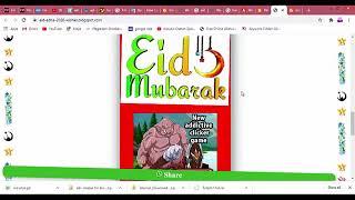 Festival wishing website script free download|Eid adha 2020 by IT tips