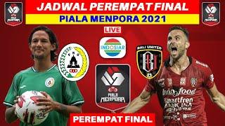 Jadwal Perempat Final Piala Menpora 2021 - PSS vs Bali United - Live Indosiar