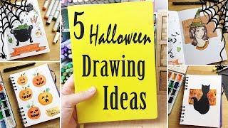 5 Halloween Drawing/Art Ideas: More Ways to Fill Your Sketchbook