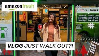 VISITING THE NEW AMAZON FRESH STORE, UK | Just Walk Out?!  | New Vlog