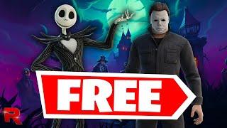 FREE BUNDLES Michael Myers & Jack Skellington | Fortnite All New Skins #fortnitemares