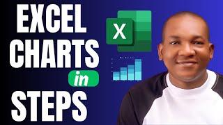 Insert Chart in Excel 2024 (Create Column, Bar, Stock, Line, Pie Graphs) - Excel Tutorial Beginners