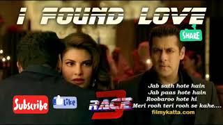 I Found Love [Audio song] Race-3 | Salman khan,