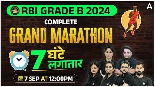 RBI Grade B Marathon | 9 Hour Non-Stop RBI Grade B Phase 1 Marathon 2024 #2 | RBI Grade B 2024