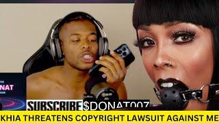 KHIA THREATENED RATCHET SHYT WITH A LAWSUIT!