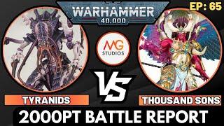 Tyranids vs Thousand Sons 2000pts | Warhammer 40k 10th Ed Battle Report Ep65