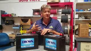 Crown AGM Deep Cycle Battery