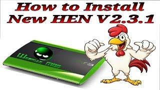 How to Install HEN 2.3.1 and Webman Mod v 1.47.24 on PS3 HFW (2019)