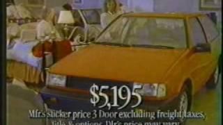 Hyundai Excel - 1980's Commercial