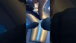 TESLA Model 3 , sharp dent on the door body lineDents on your Tesla? Call a Tesla specialist PDR