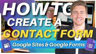 How To Add A Contact Form On Google Sites | Google Booking Form (2023)