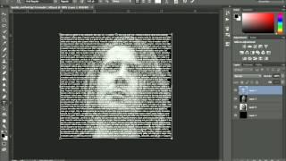 Photoshop: How to make a Text Poster of Someone