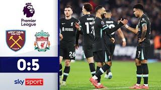 Kantersieg zum Jahresabschluss! | West Ham United - FC Liverpool | Highlights - Premier League 24/25