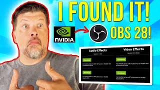 How to Really Use NVIDIA Broadcast Built in to OBS 28