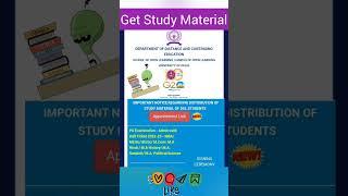 Get an Appointment ticket for collecting Study Material #schoolofopenlearning #sol #solstudents