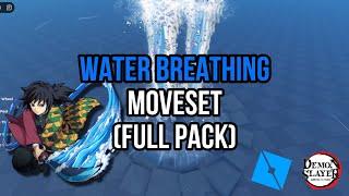 (60% SALE) Water Breathing Moveset Full Pack | Roblox Studio