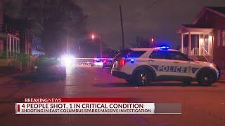 Four shot on east side of Columbus