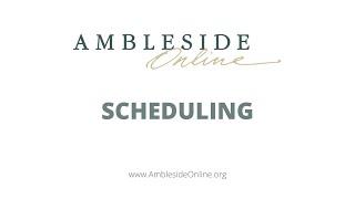 AmblesideOnline Scheduling