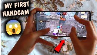 MY FIRST HANDCAM VIDEO 4 FINGER CLAW IN PUBG MOBILE LITE