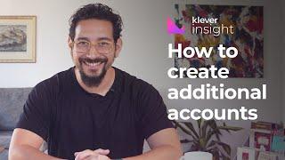 How to create additional crypto accounts in Klever Wallet | Klever Insight