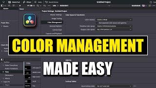 DaVinci Resolve Color Management Made Easy [ Color Space and Color Science Setup Tutorial ]