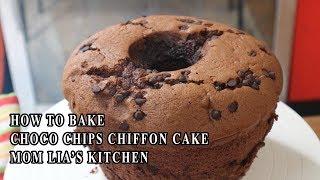 CHOCOCHIPS CHOCOLATE CHIFFON CAKE - MOM LIA'S KITCHEN