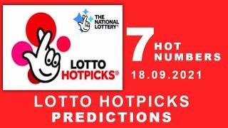 18.09.2021 | Lotto Predictions for today @TheNationalLottery UK JACKPOT