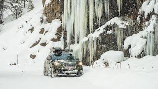 Solo Snow Storm Car Camping in Idaho + Wildlife Photography