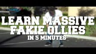 Learn MASSIVE Fakie Ollies in 5 Minutes