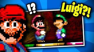 Mario, but something is WRONG with Luigi…