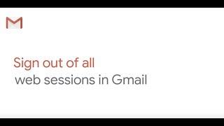 How To: Sign Out of All Web Sessions in Gmail