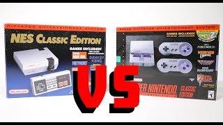 SNES CLASSIC VS NES CLASSIC