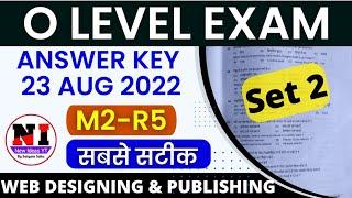 Web Designing (M2-R5) answer key | O level aug 2022| O Level Web Designing  paper solution 2022