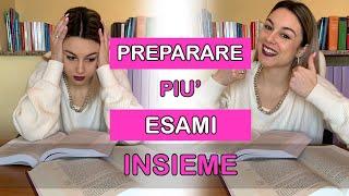 STUDIARE PIÙ ESAMI CONTEMPORANEAMENTE | Come organizzare lo studio di tante materie insieme