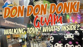 VILLAGE OF DON DONKI GUAM walking tour inside the store ! #walking #donquijote #shopping