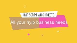 Hyipsoftware - Pro HYIP Script