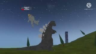 Showa Godzilla vs Showa Mechagodzilla epic battle |Kaiju Universe|