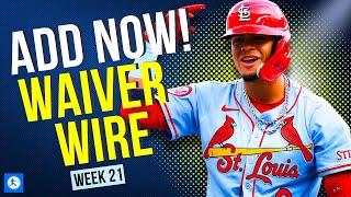 Hitters & Pitchers Fantasy Baseball Waiver Wire Pickups - Week 21 (2024)